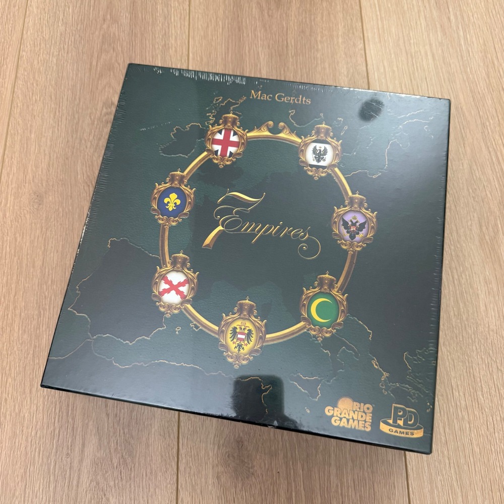 7 Empires Board Game Mac Gerdts Rio Grande Games RIO685 Strategy New Sealed